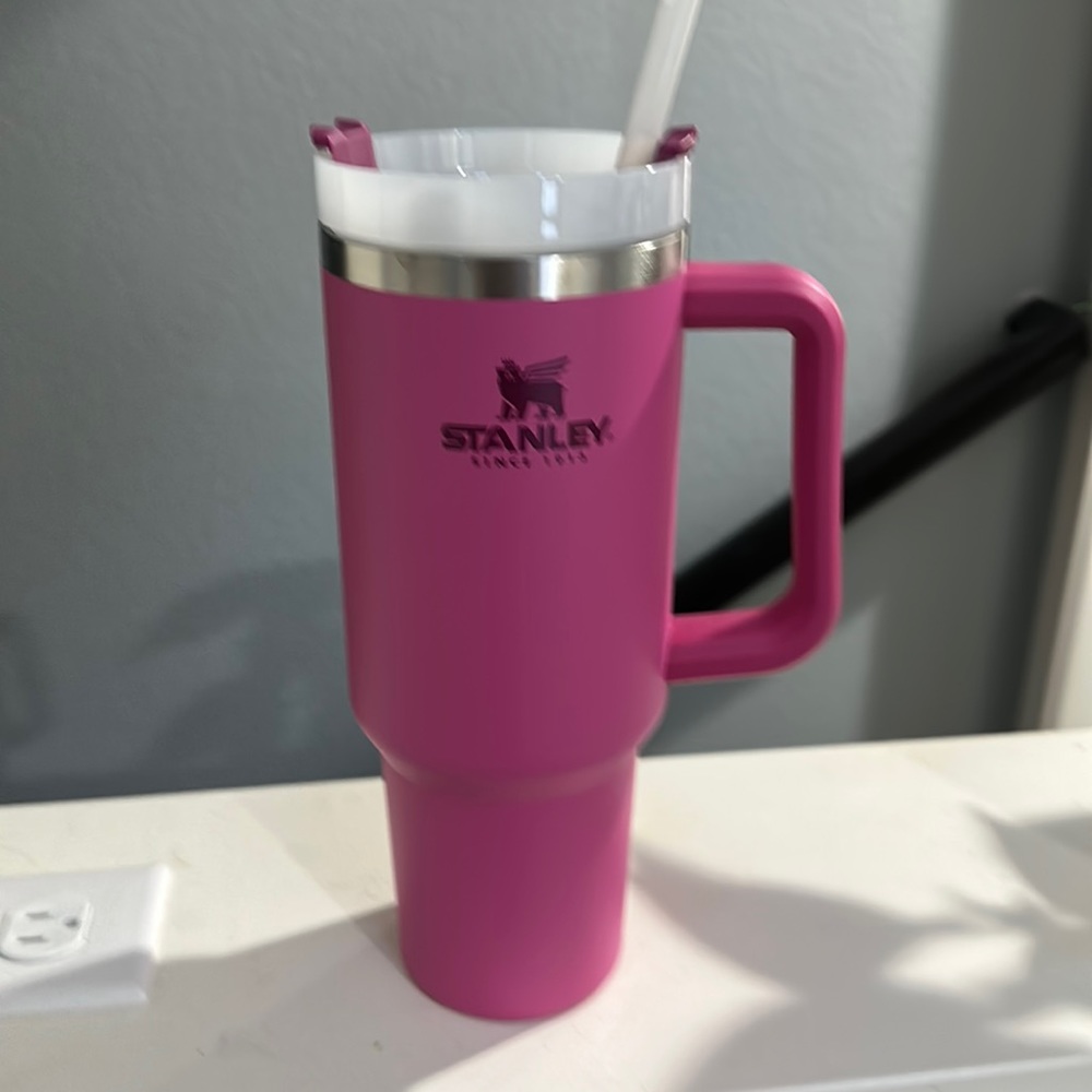 Raspberry 40 oz Stanley Travel Mug